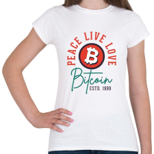 PRINTFASHION BITCOIN 4 EVER 79 - Női póló - Fehér női póló