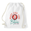 PRINTFASHION BITCOIN 4 EVER 79 - Sportzsák, Tornazsák - Fehér