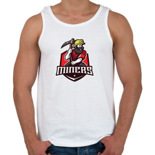 PRINTFASHION BITCOIN 4 EVER 80 - Férfi atléta - Fehér atléta, trikó