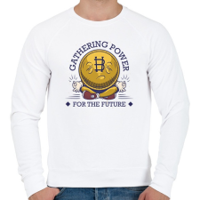 PRINTFASHION BITCOIN 4 EVER 81 - Férfi pulóver - Fehér női pulóver, kardigán