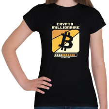 PRINTFASHION BITCOIN 4 EVER 89 - Női póló - Fekete női póló