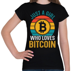 PRINTFASHION BITCOIN 4 EVER 9 - Női póló - Fekete