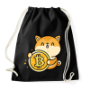 PRINTFASHION BITCOIN 4EVER 16 - Sportzsák, Tornazsák - Fekete