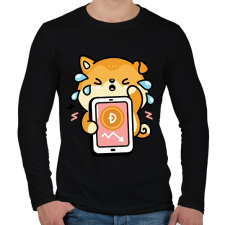 PRINTFASHION BITCOIN 4EVER 18 - Férfi hosszú ujjú póló - Fekete férfi póló