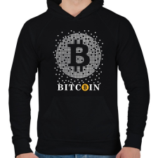 PRINTFASHION BITCOIN 4EVER 20 - Férfi kapucnis pulóver - Fekete női pulóver, kardigán