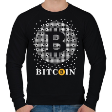 PRINTFASHION BITCOIN 4EVER 20 - Férfi pulóver - Fekete