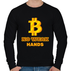 PRINTFASHION BITCOIN 4EVER 28 - Férfi pulóver - Fekete