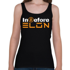 PRINTFASHION bitcoin Elon Musk - Női atléta - Fekete női trikó