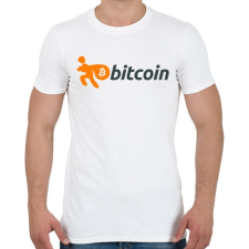 PRINTFASHION Bitcoin - Férfi póló - Fehér férfi póló
