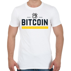 PRINTFASHION Bitcoin forever - Férfi póló - Fehér