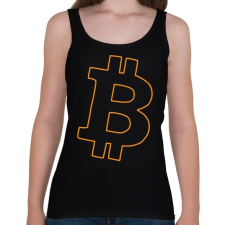 PRINTFASHION bitcoin - Női atléta - Fekete női trikó