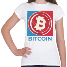 PRINTFASHION Bitcoin - Női póló - Fehér