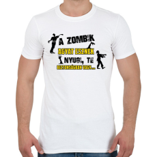 PRINTFASHION Biztonságban vagy... - Férfi póló - Fehér