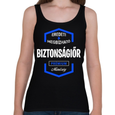 PRINTFASHION Biztonságiőr prémium minőség - Női atléta - Fekete női trikó
