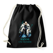 PRINTFASHION BJÖRN THE IRONSIDE - Sportzsák, Tornazsák - Fekete tornazsák