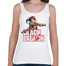 PRINTFASHION Black Lagoon - Női atléta - Fehér női trikó