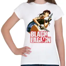 PRINTFASHION Black lagoon - Női póló - Fehér
