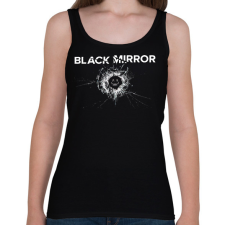 PRINTFASHION Black mirror - Női atléta - Fekete női trikó