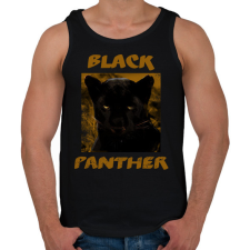 PRINTFASHION BLACK PANTHER - Férfi atléta - Fekete atléta, trikó
