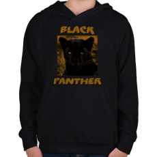 PRINTFASHION BLACK PANTHER - Gyerek kapucnis pulóver - Fekete