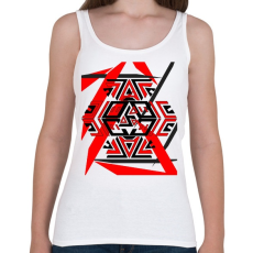 PRINTFASHION black&red1 - Női atléta - Fehér