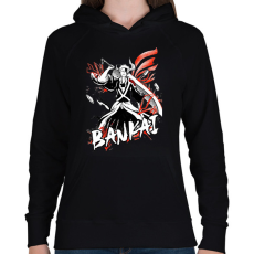 PRINTFASHION Bleach Ichigo Bankai - Női kapucnis pulóver - Fekete
