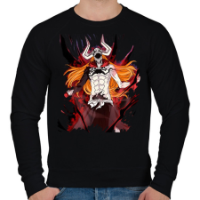 PRINTFASHION Bleach Kurosaki Ichigo  - Férfi pulóver - Fekete férfi pulóver, kardigán