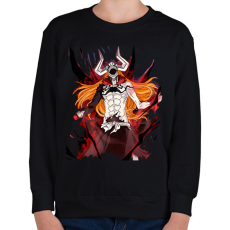 PRINTFASHION Bleach Kurosaki Ichigo  - Gyerek pulóver - Fekete