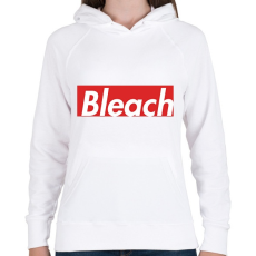 PRINTFASHION Bleach - Női kapucnis pulóver - Fehér