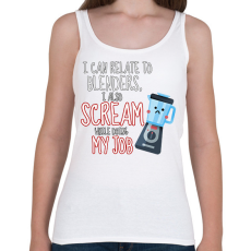 PRINTFASHION Blenders (white) - Női atléta - Fehér