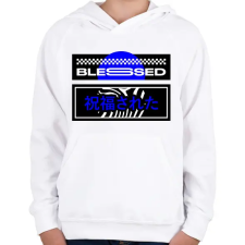 PRINTFASHION Blessed - Gyerek kapucnis pulóver - Fehér gyerek pulóver, kardigán