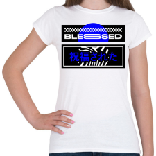 PRINTFASHION Blessed - Női póló - Fehér női póló