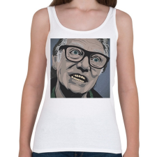 PRINTFASHION Blöff: Bunkó - Női atléta - Fehér női trikó