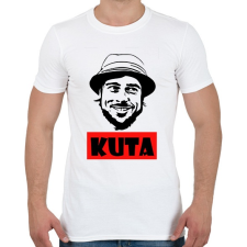 PRINTFASHION Blöff - KUTA - Férfi póló - Fehér férfi póló