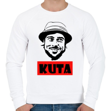 PRINTFASHION Blöff - KUTA - Férfi pulóver - Fehér férfi pulóver, kardigán