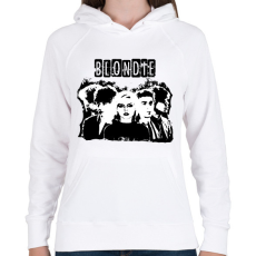 PRINTFASHION blondie bw  - Női kapucnis pulóver - Fehér