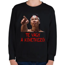 PRINTFASHION Bloodsport - Chong Li - Gyerek pulóver - Fekete gyerek pulóver, kardigán