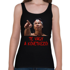 PRINTFASHION Bloodsport - Chong Li - Női atléta - Fekete női trikó