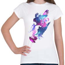 PRINTFASHION Bloody fight - Női póló - Fehér női póló