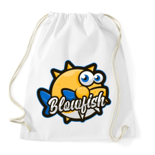 PRINTFASHION Blowfish - Sportzsák, Tornazsák - Fehér tornazsák
