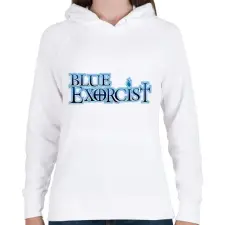 PRINTFASHION Blue Exorcist - Női kapucnis pulóver - Fehér női pulóver, kardigán