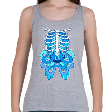 PRINTFASHION BLue Lung - Női atléta - Sport szürke