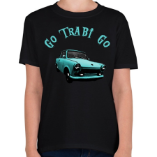 PRINTFASHION blue trabant - Gyerek póló - Fekete gyerek póló