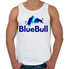 PRINTFASHION BlueBull - Férfi atléta - Fehér