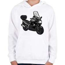 PRINTFASHION bmw1 - Gyerek kapucnis pulóver - Fehér gyerek pulóver, kardigán