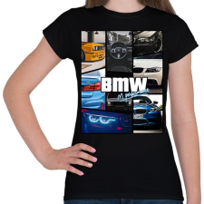 PRINTFASHION BMW 4 life - Női póló - Fekete női póló