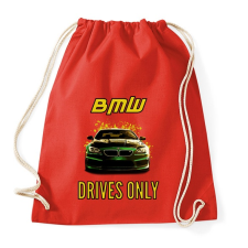 PRINTFASHION BMW-DRIVES ONLY - Sportzsák, Tornazsák - Piros tornazsák