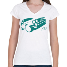 PRINTFASHION Bmw e30 03 - Női V-nyakú póló - Fehér női póló