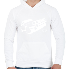 PRINTFASHION BMW E30 - Férfi kapucnis pulóver - Fehér férfi pulóver, kardigán