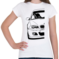 PRINTFASHION BMW E46 - Női póló - Fehér női póló